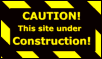 A notice that says site is under construction.